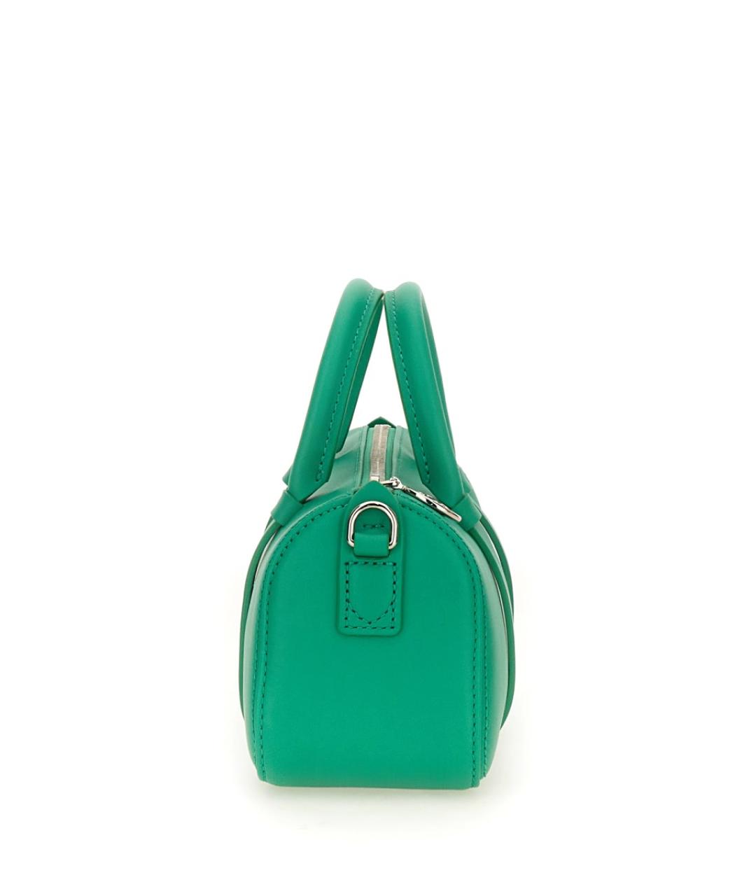 LONGCHAMP Зеленая кожаная сумка тоут, фото 4