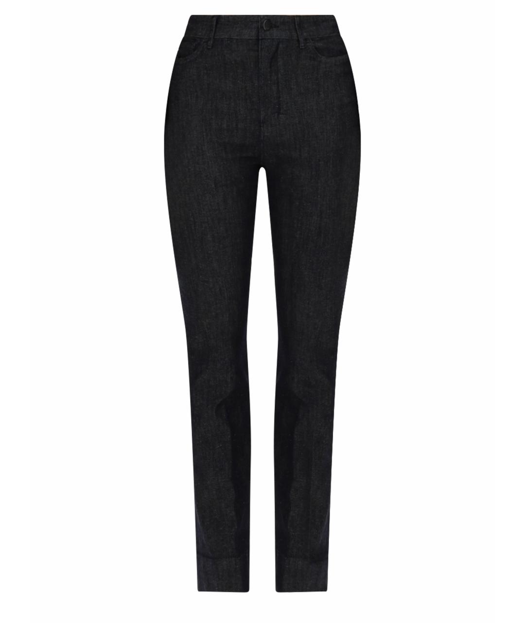 'S MAX MARA Синие хлопковые прямые брюки, фото 1