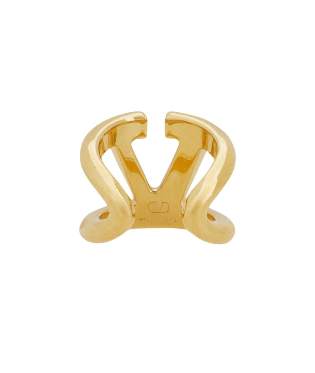 VALENTINO Золотое латунное кольцо, фото 2