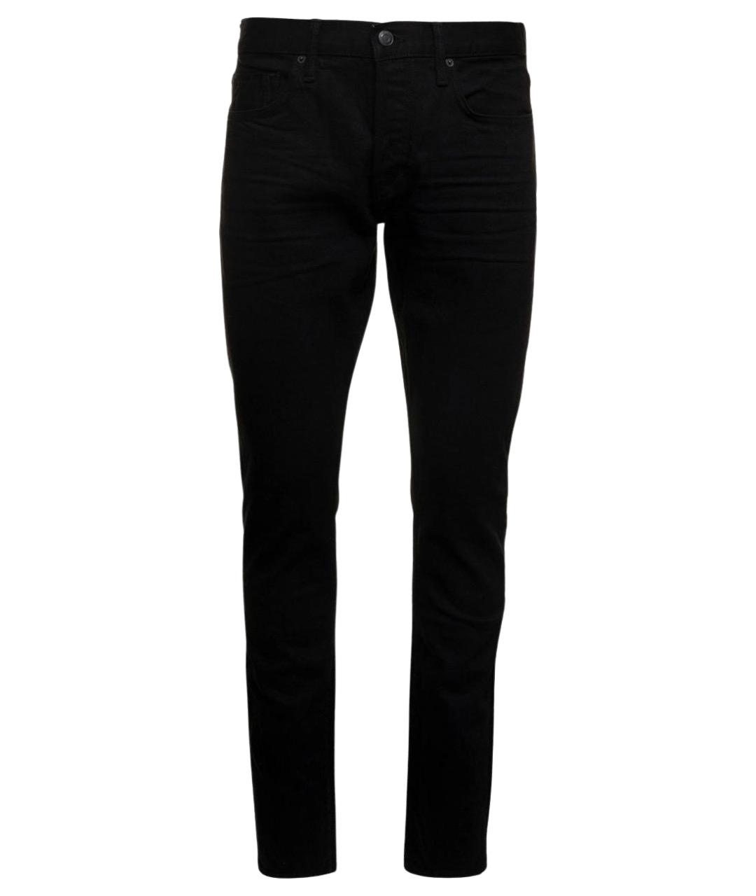 TOM FORD Синие хлопковые прямые джинсы, фото 1