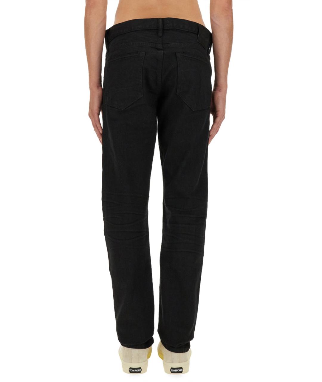 TOM FORD Синие хлопковые прямые джинсы, фото 3