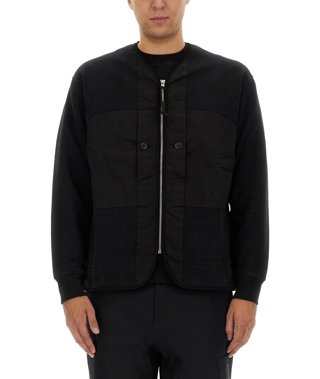 CP COMPANY Черная хлопковая куртка, фото 2