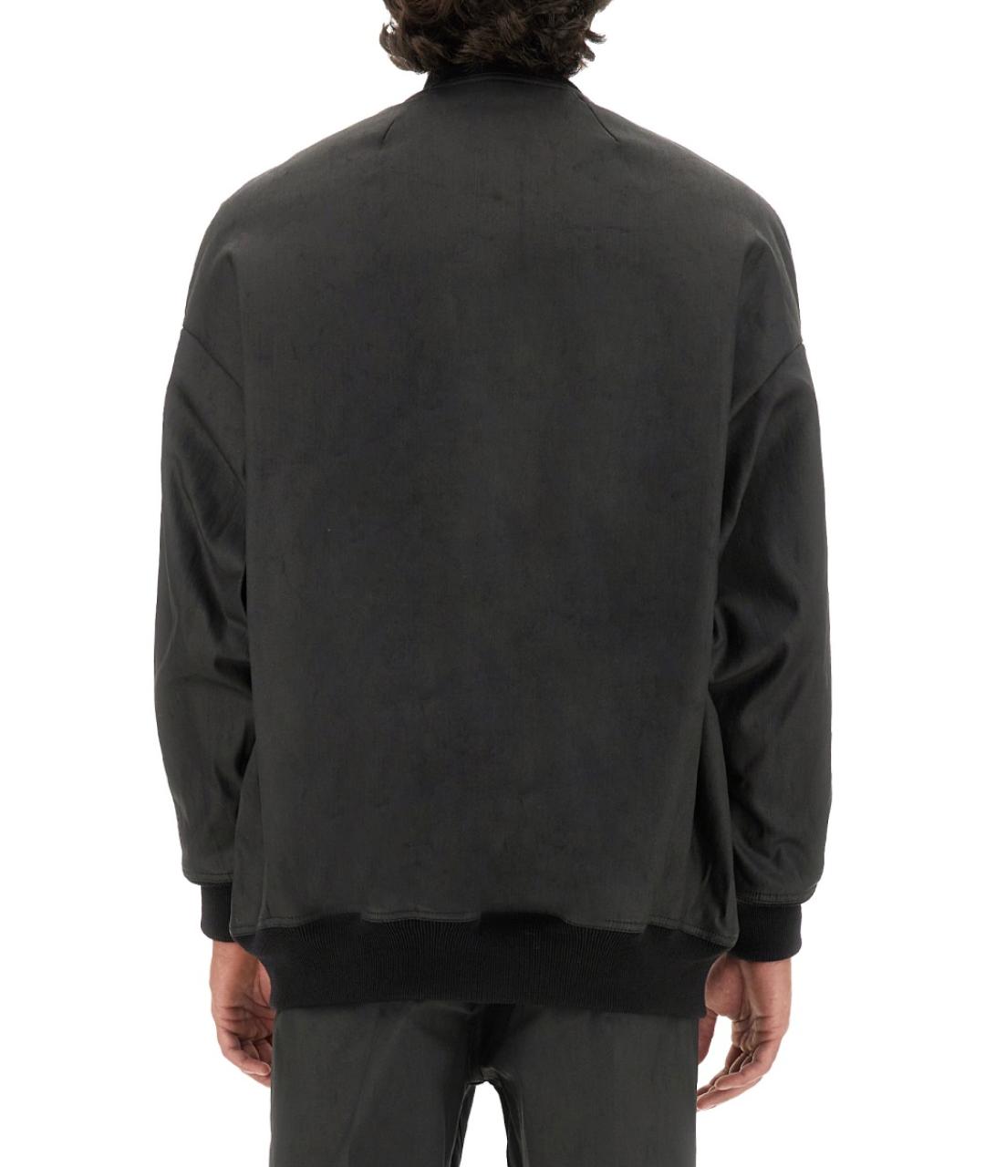 RICK OWENS Черная хлопковая куртка, фото 4