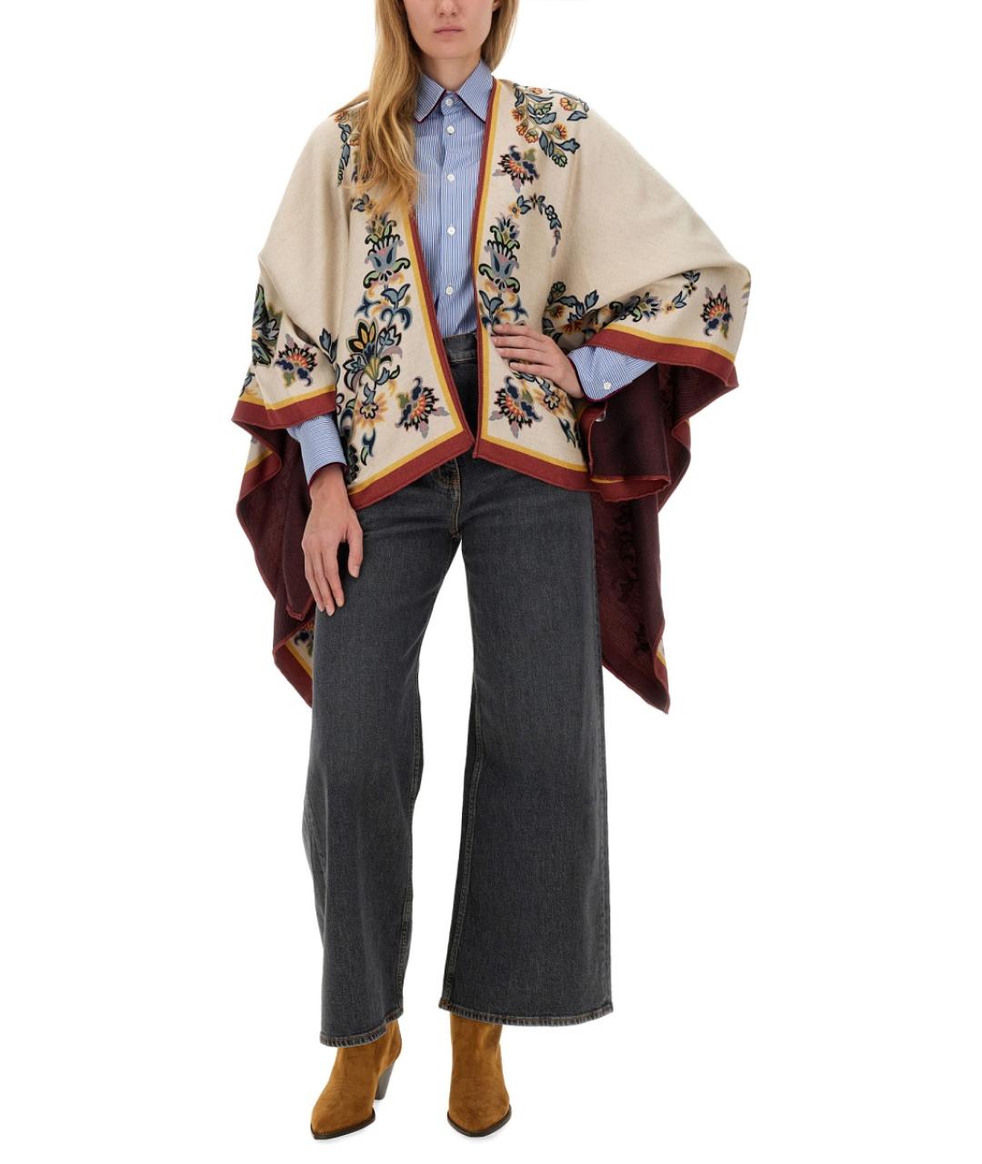 ETRO Серые хлопковые прямые джинсы, фото 2