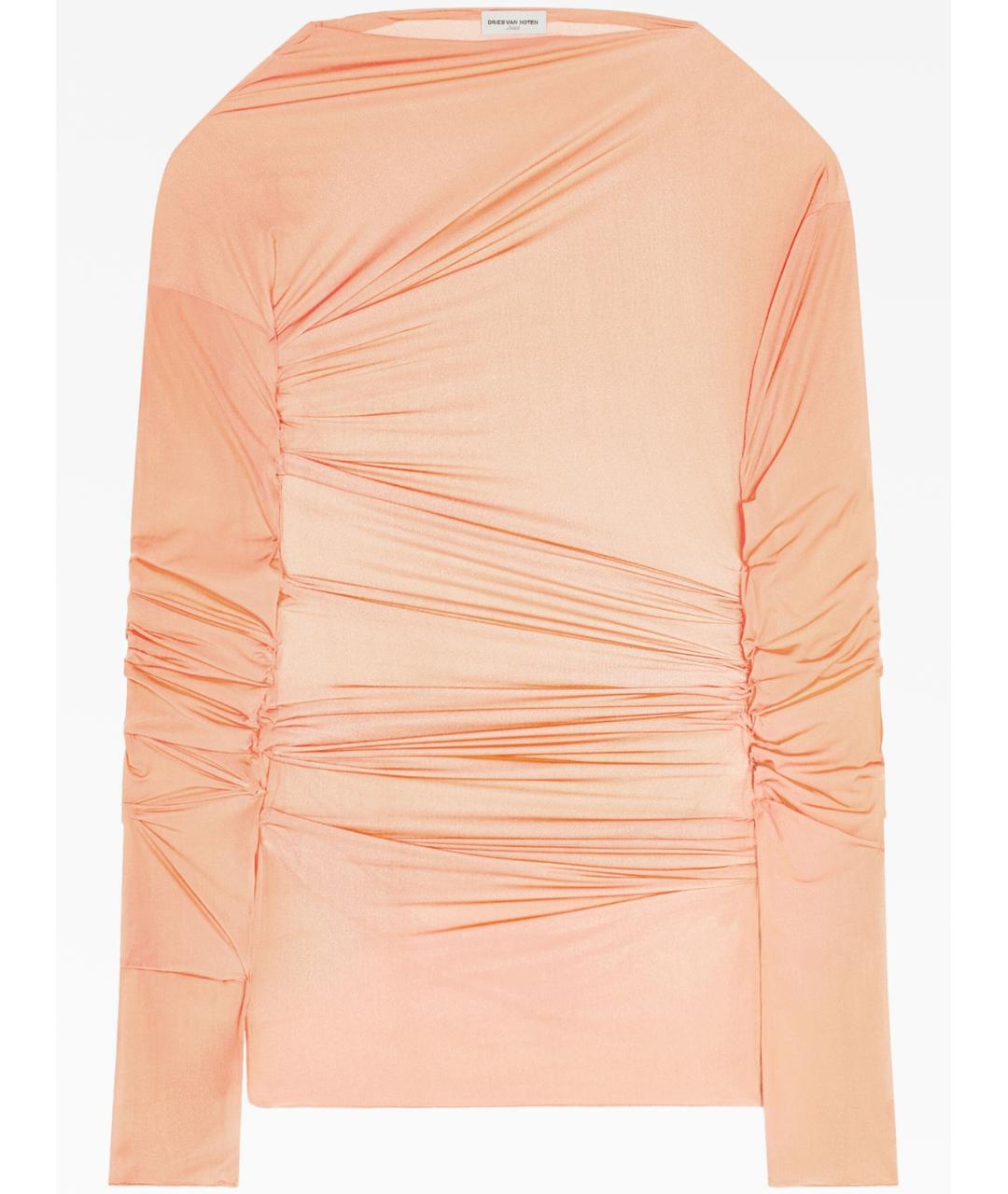 DRIES VAN NOTEN Оранжевая полиамидовая блузы, фото 6