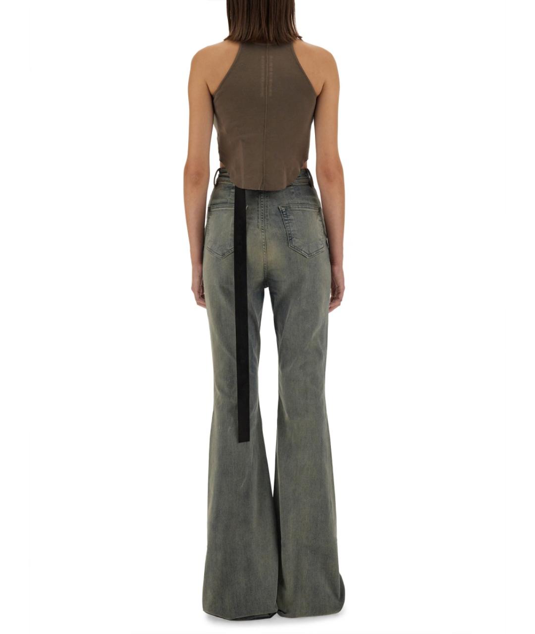 RICK OWENS DRKSHDW Бежевая хлопковая майка, фото 4