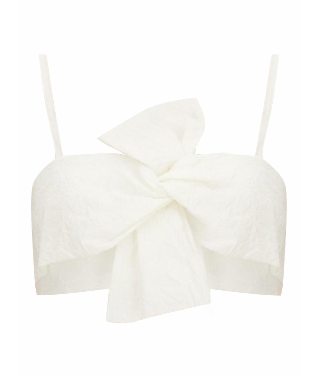 MAX MARA Белая ацетатная блузы, фото 1