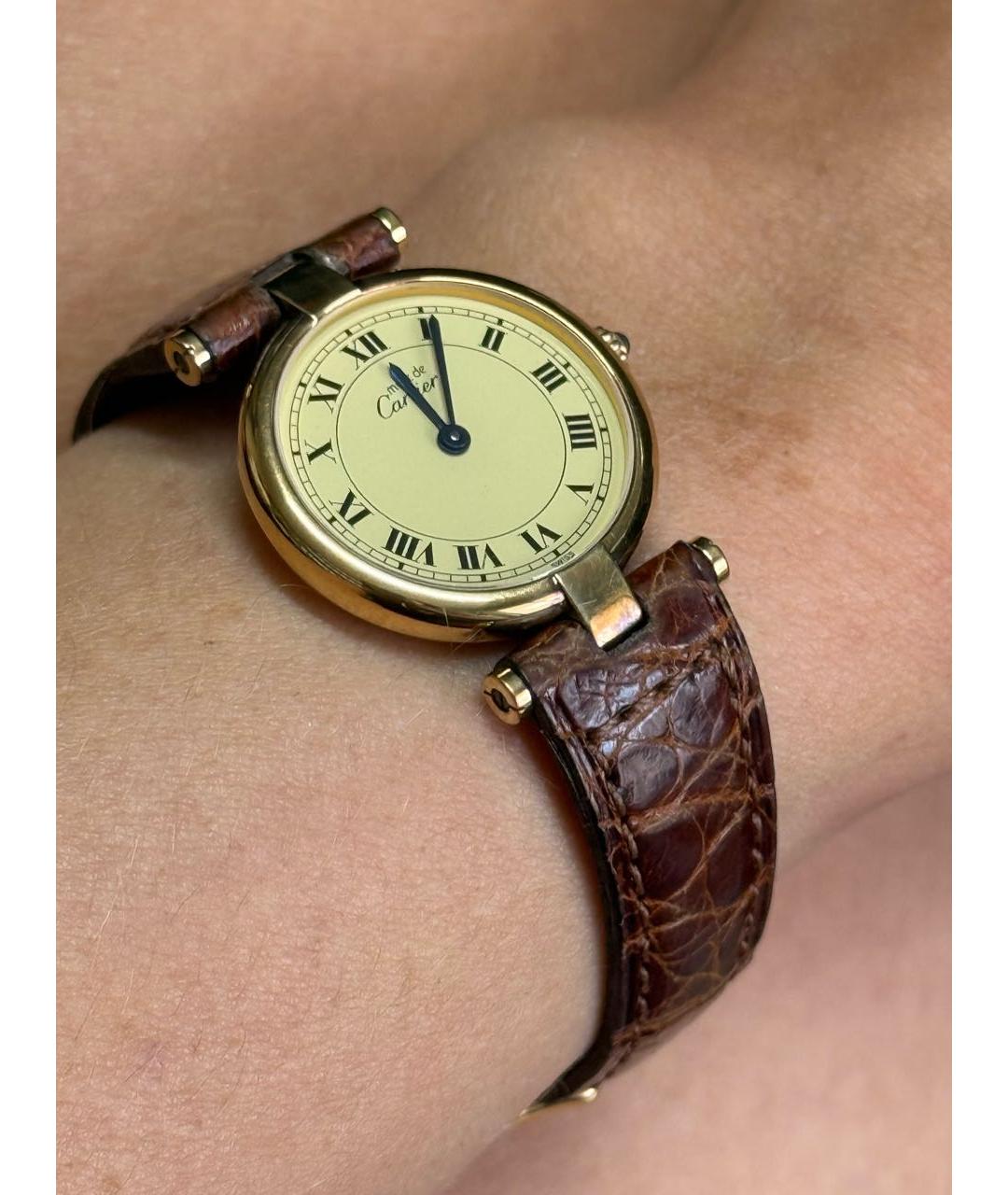 CARTIER Золотые часы, фото 5