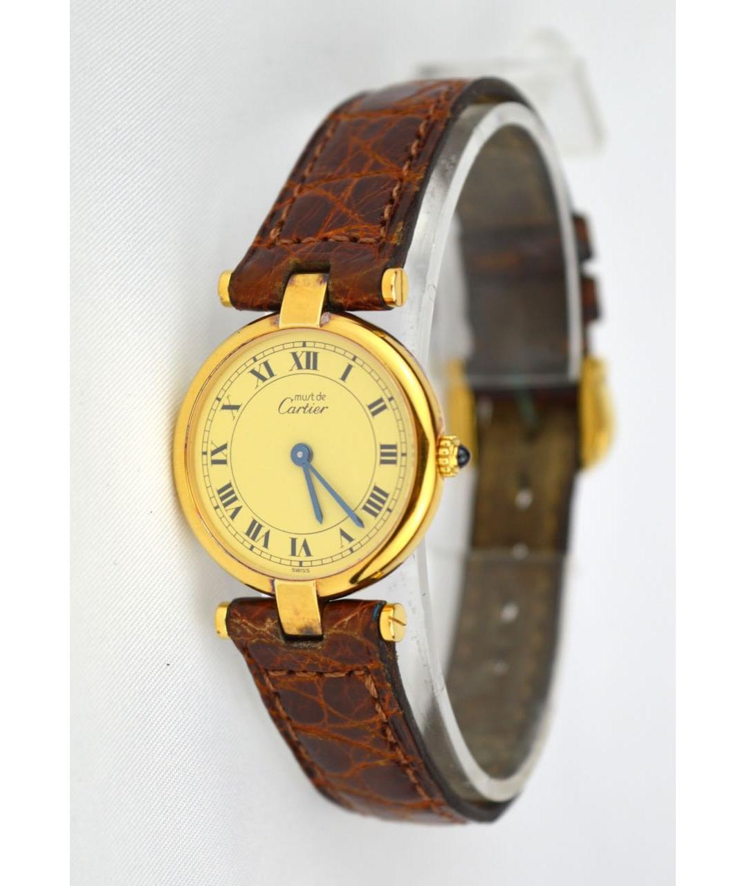 CARTIER Золотые часы, фото 9