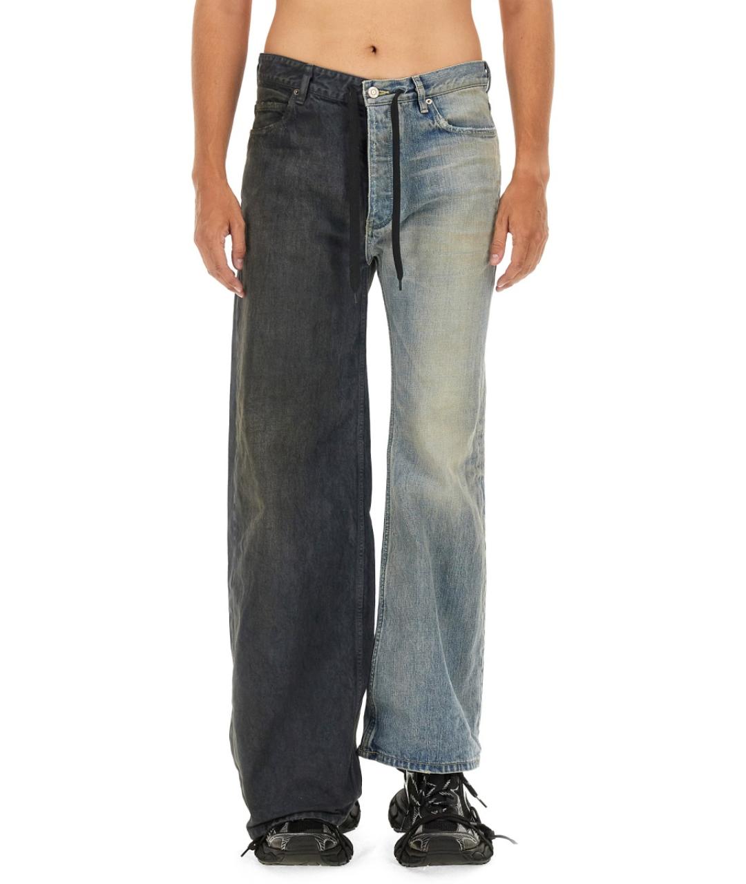 BALENCIAGA Мульти хлопковые прямые джинсы, фото 2