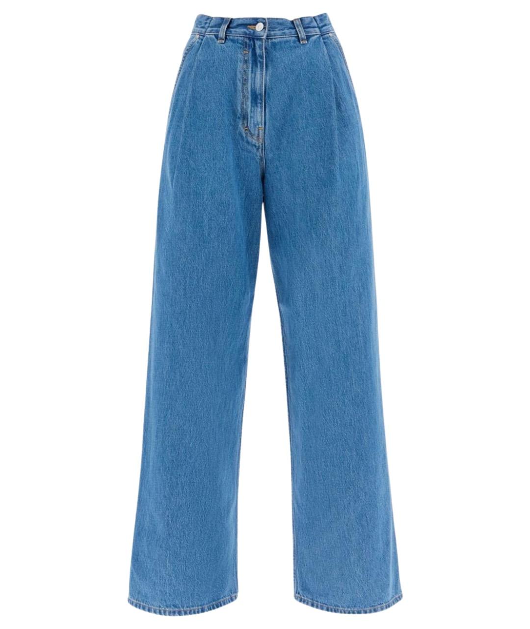 GIVENCHY Синие хлопковые прямые джинсы, фото 1