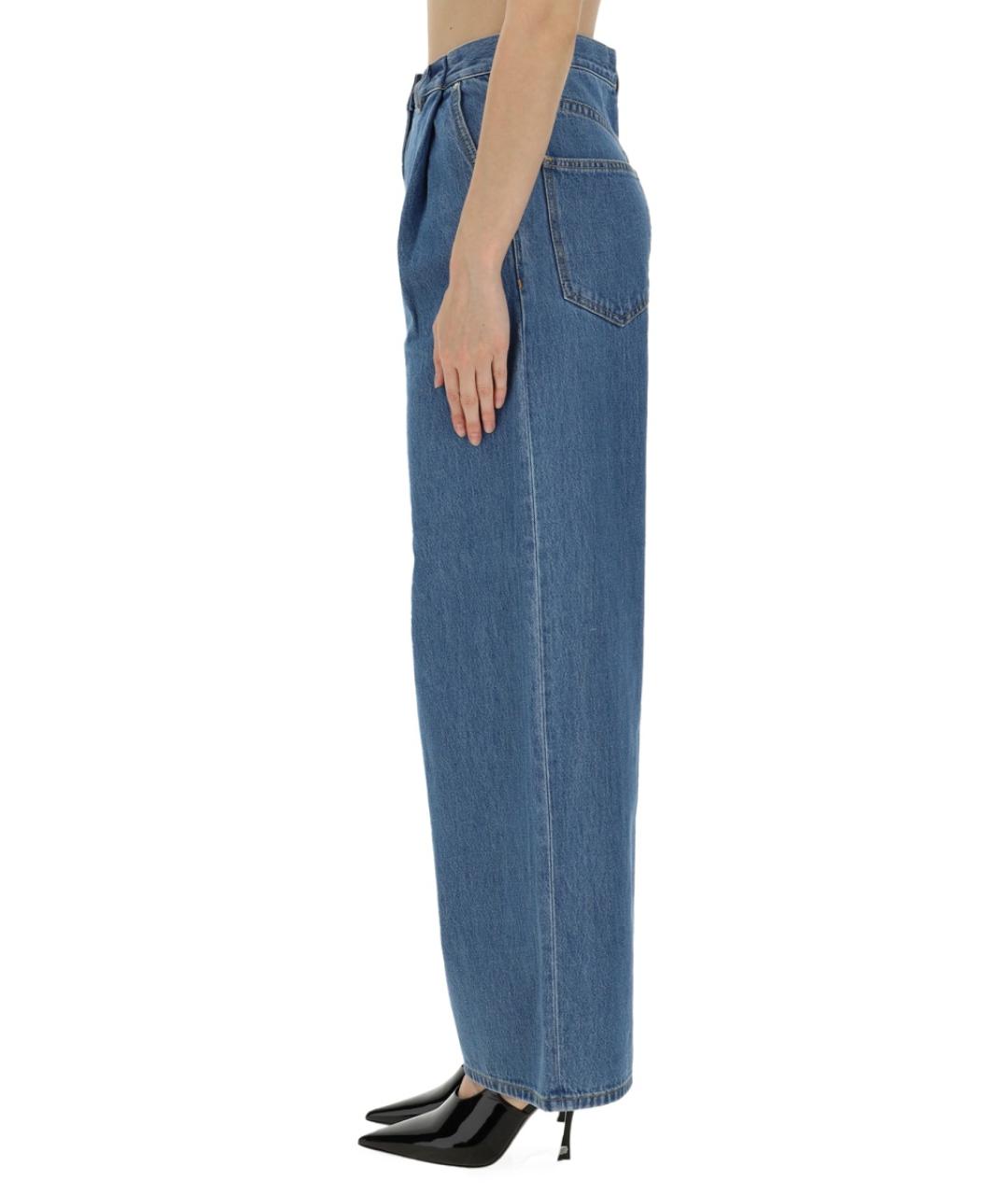 GIVENCHY Синие хлопковые прямые джинсы, фото 3