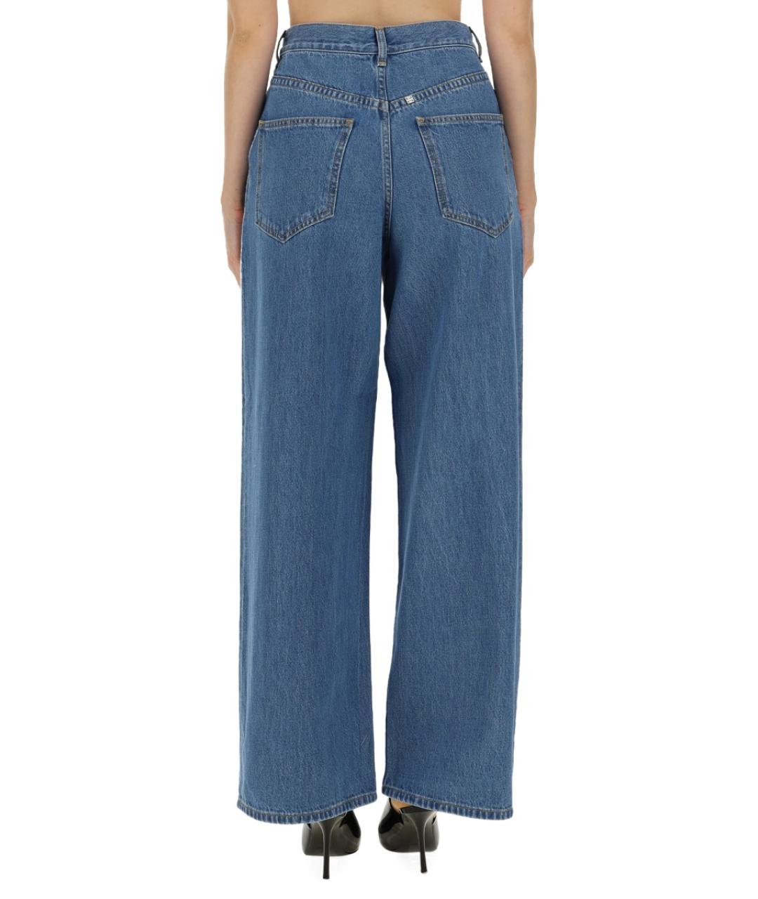 GIVENCHY Синие хлопковые прямые джинсы, фото 4