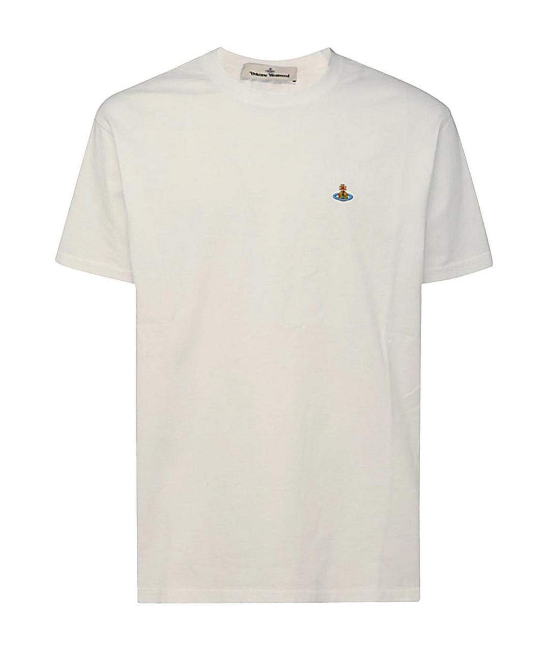 VIVIENNE WESTWOOD Белая хлопковая футболка, фото 1