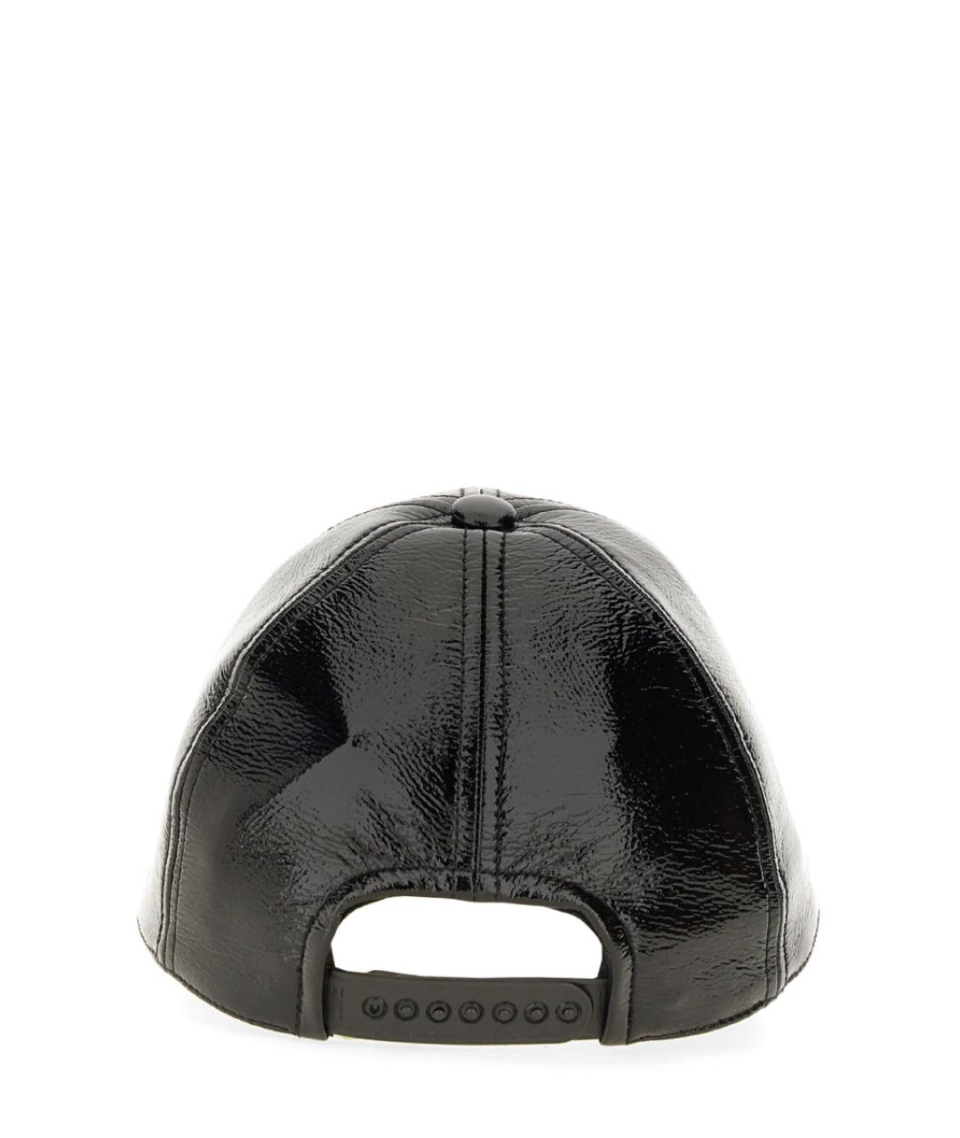 COURREGES Черная хлопковая кепка, фото 3