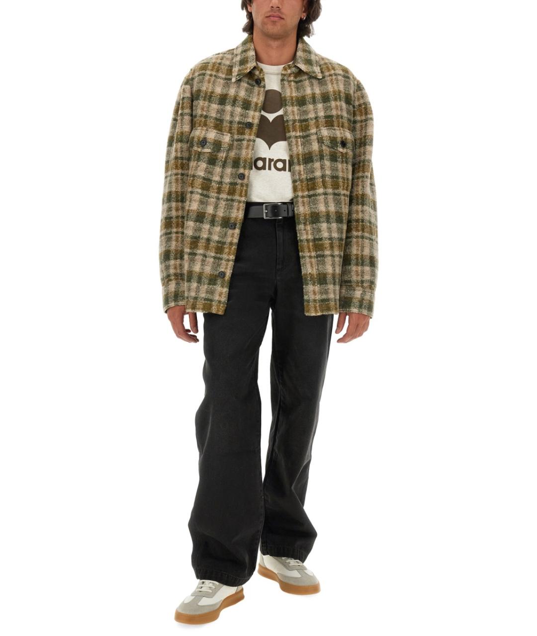 ISABEL MARANT Мульти шерстяная кэжуал рубашка, фото 3