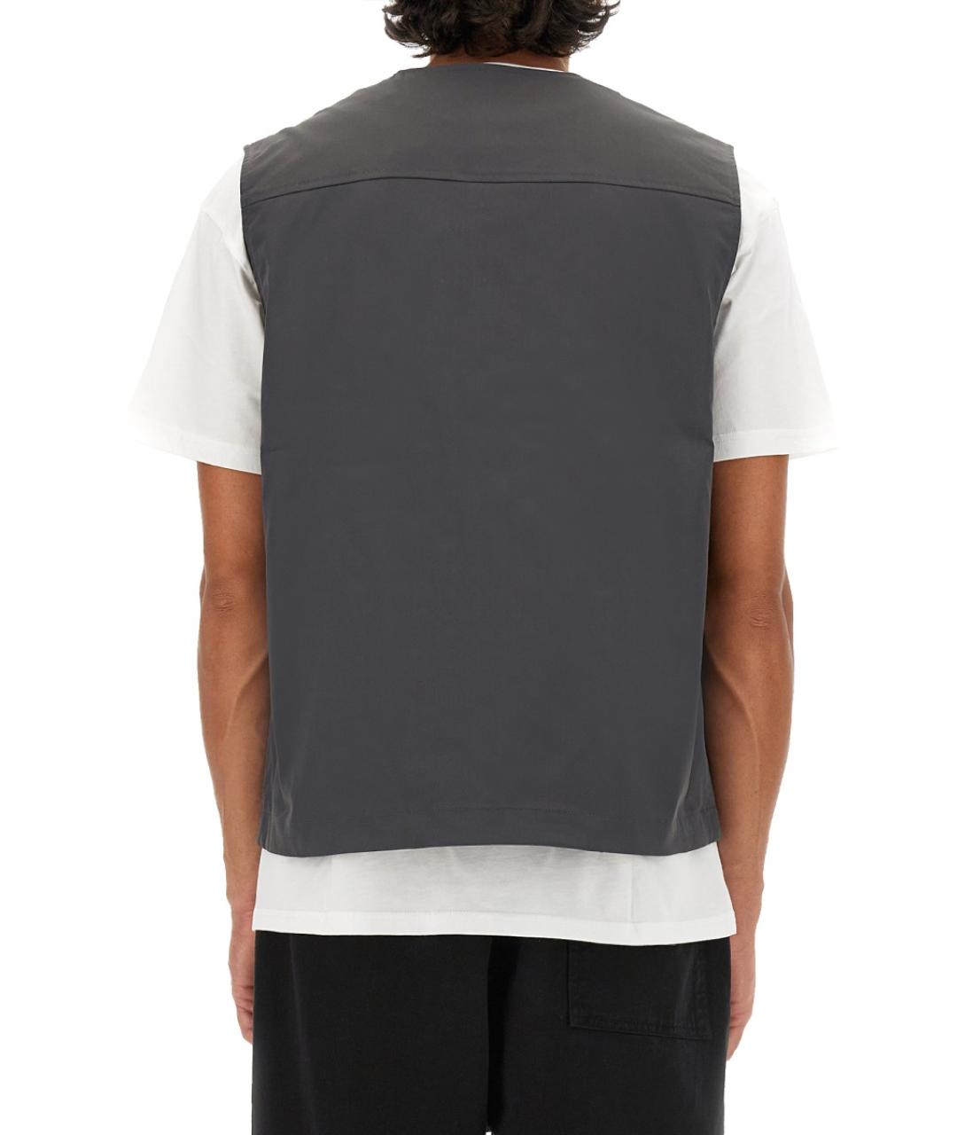 CARHARTT WIP Серый полиэстеровый жилет, фото 4