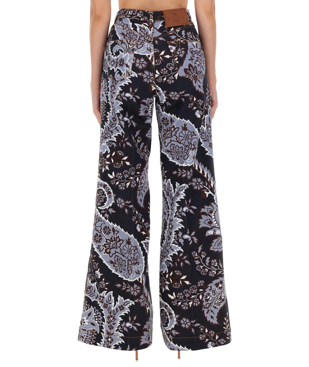ETRO Мульти хлопковые джинсы клеш, фото 4