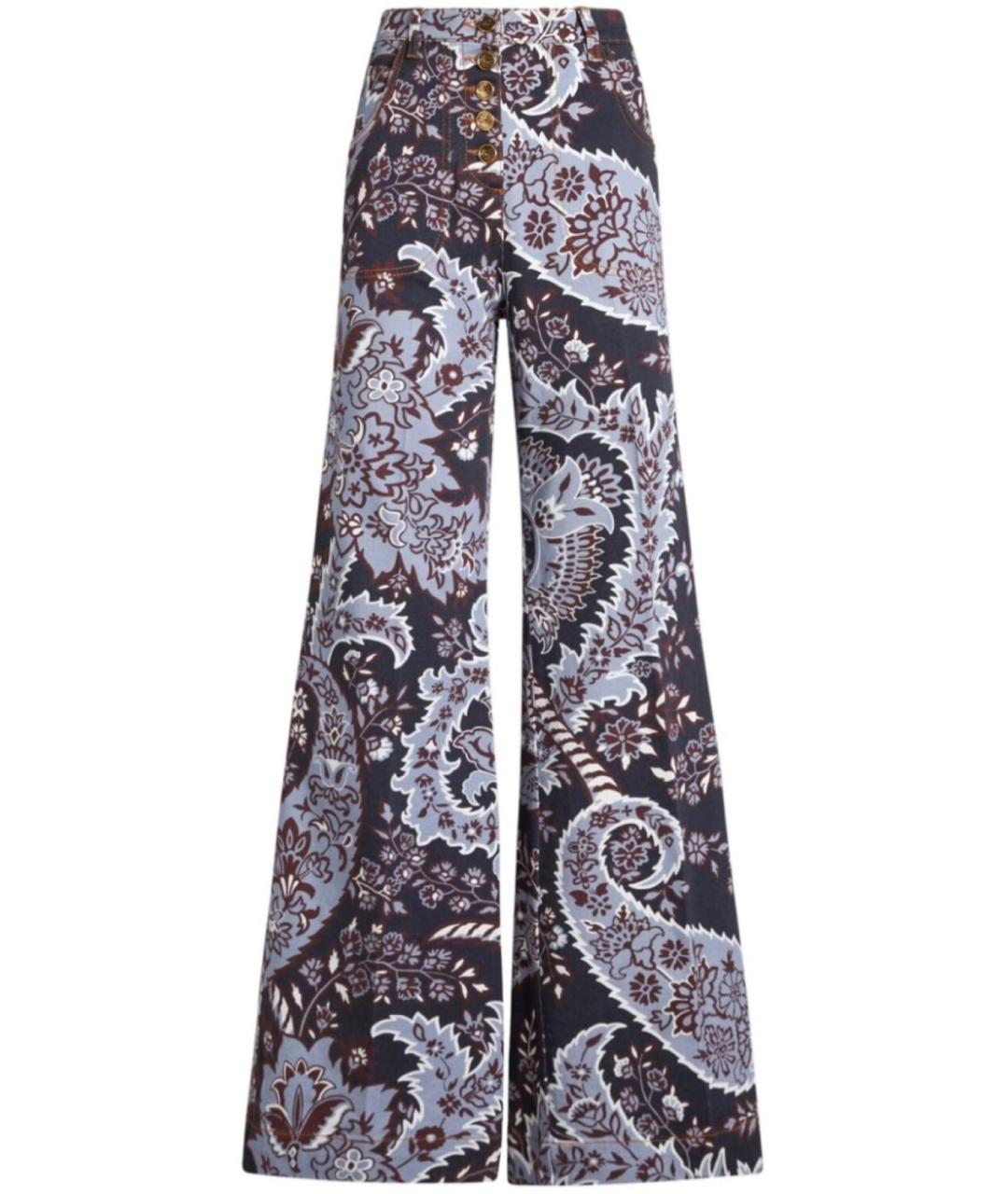 ETRO Мульти хлопковые джинсы клеш, фото 1
