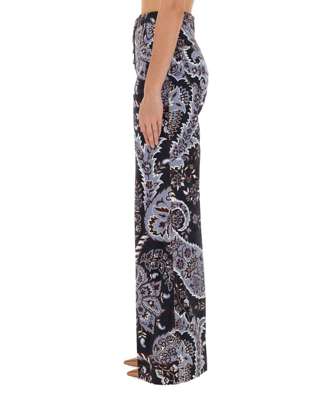 ETRO Мульти хлопковые джинсы клеш, фото 5