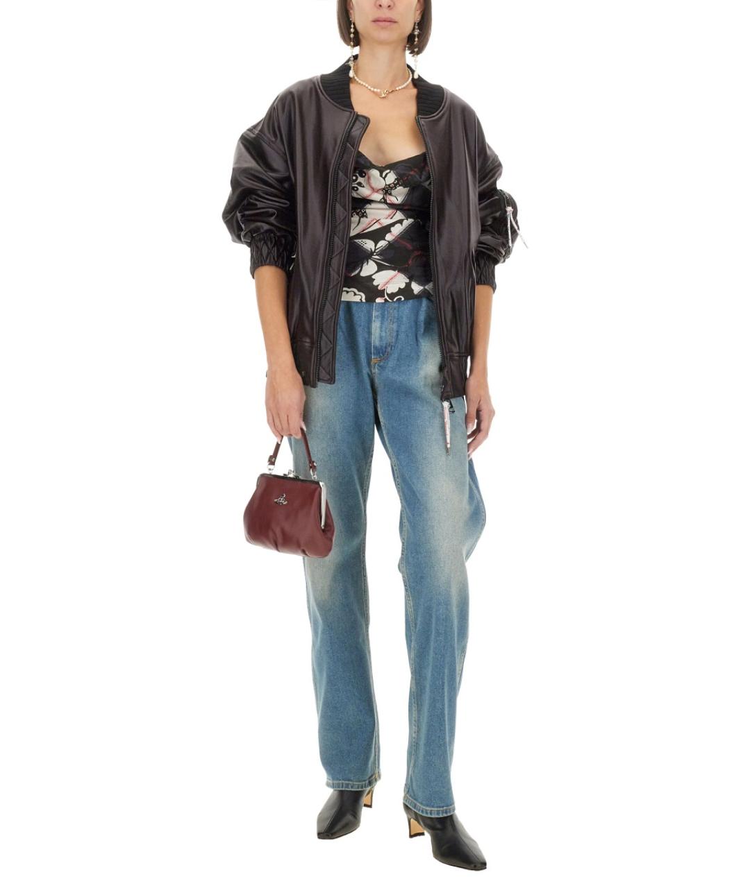 VIVIENNE WESTWOOD Синие прямые джинсы, фото 3