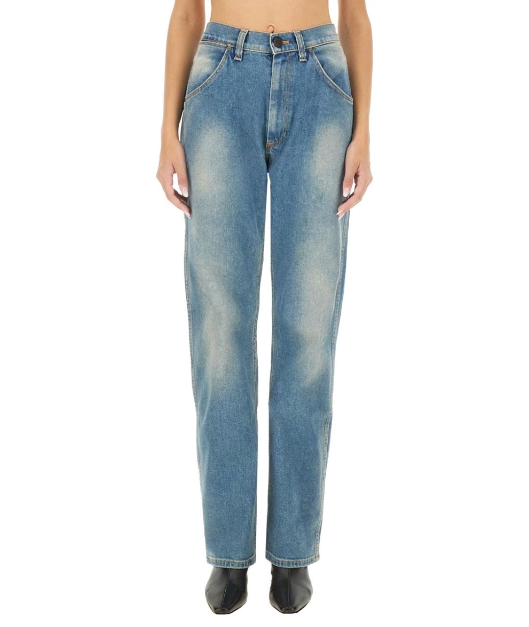 VIVIENNE WESTWOOD Синие прямые джинсы, фото 2