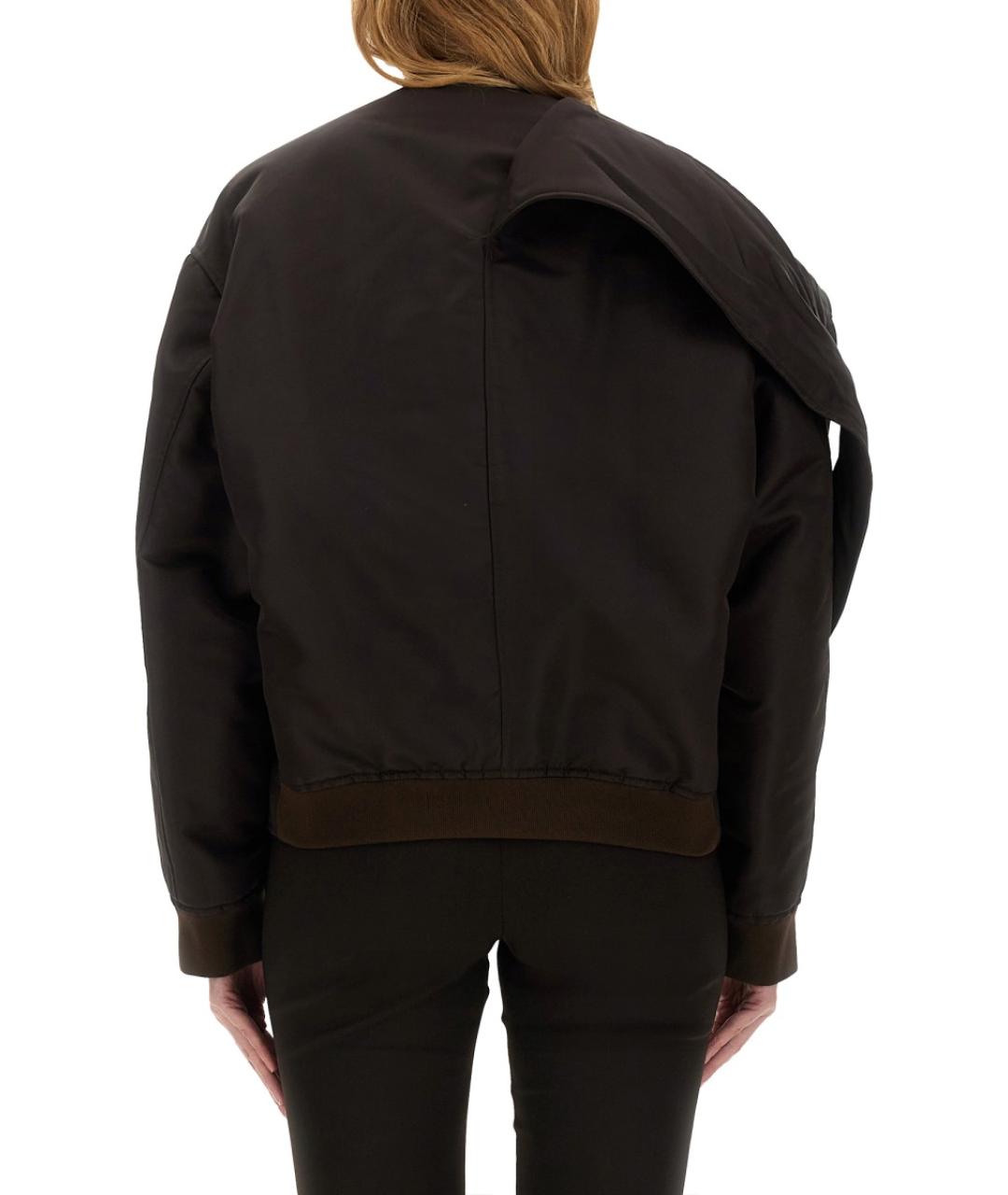 COURREGES Коричневая полиамидовая куртка, фото 3