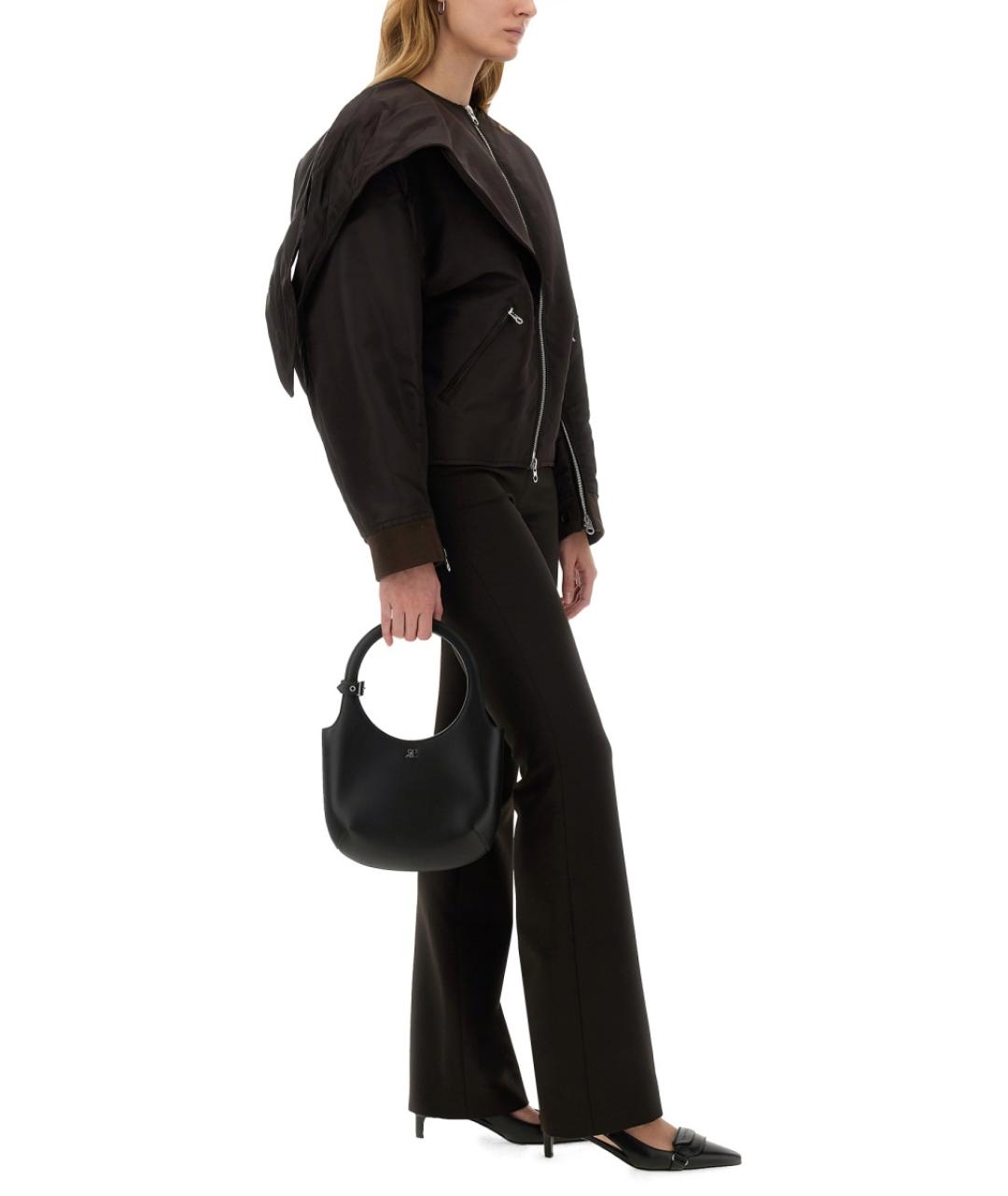 COURREGES Коричневая полиамидовая куртка, фото 2