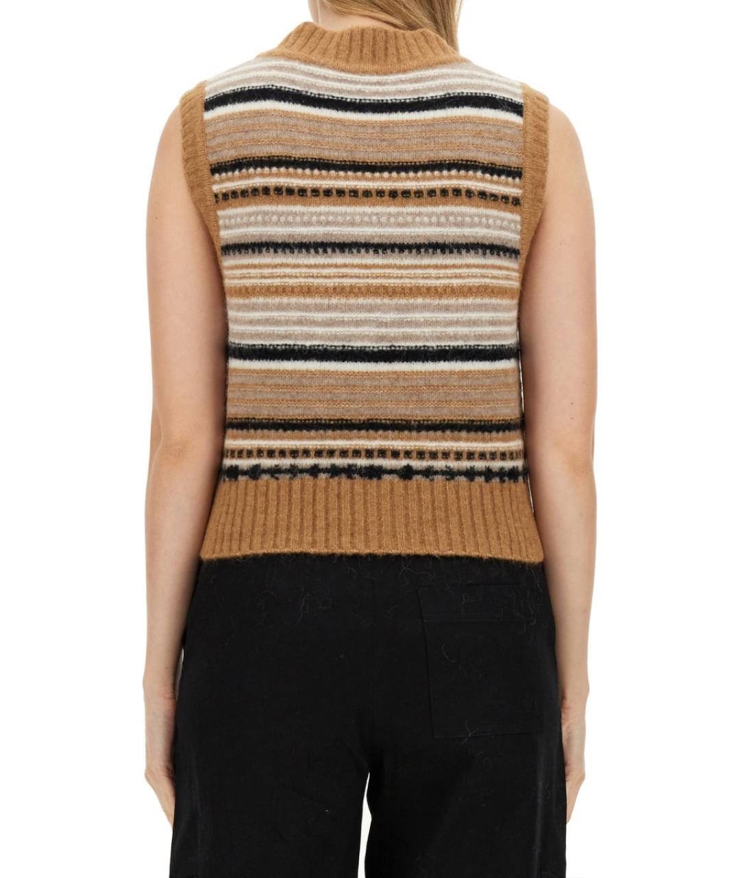 GANNI Мульти шерстяной жилет, фото 4