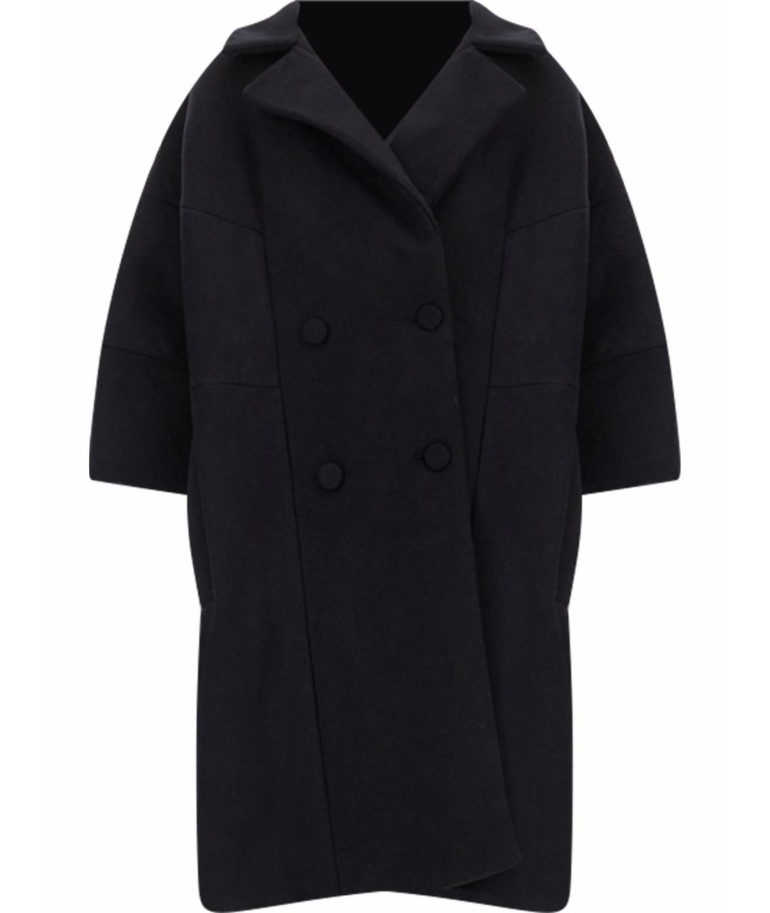 DRIES VAN NOTEN Синее шерстяное пальто, фото 1