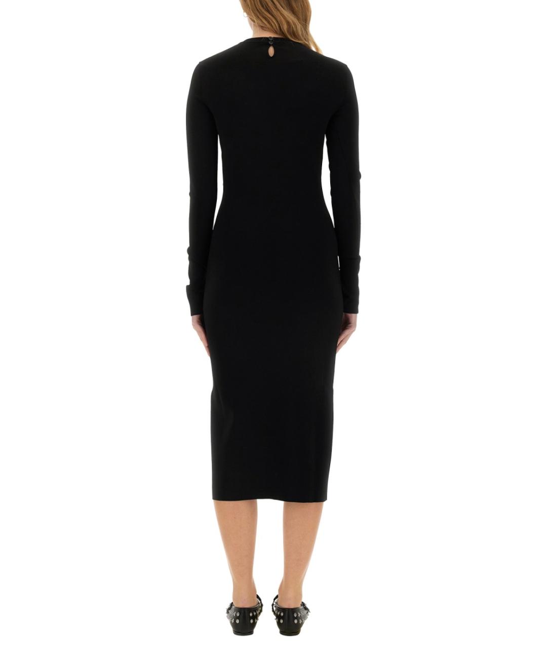 STELLA MCCARTNEY Черное вискозное повседневное платье, фото 4