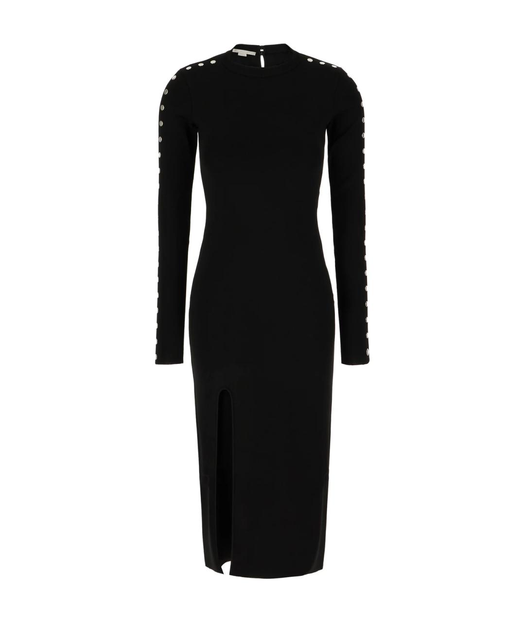 STELLA MCCARTNEY Черное вискозное повседневное платье, фото 1