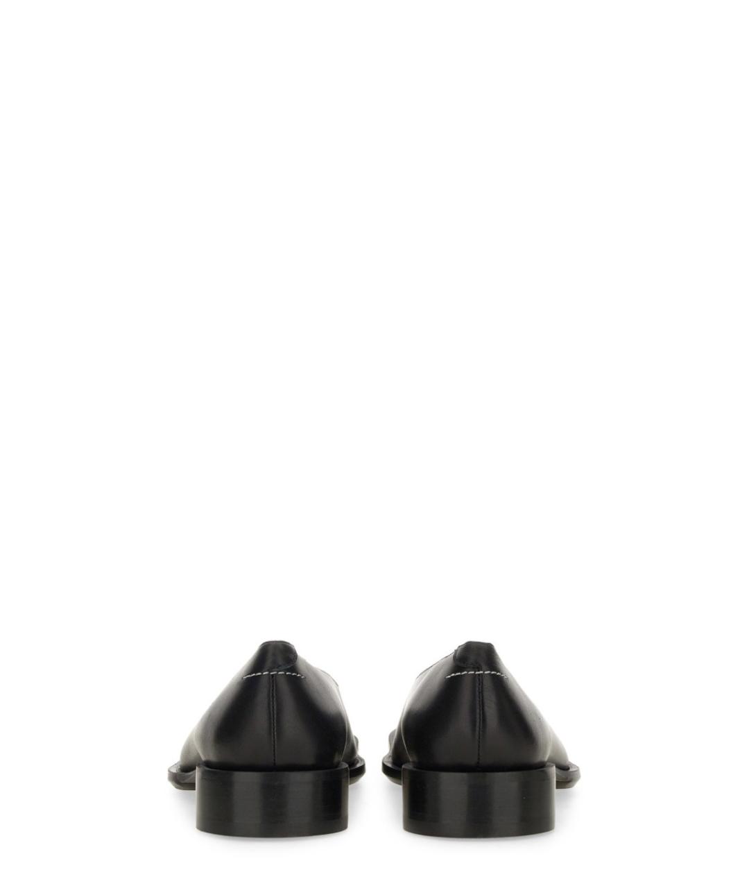 MM6 MAISON MARGIELA Черные кожаные балетки, фото 4