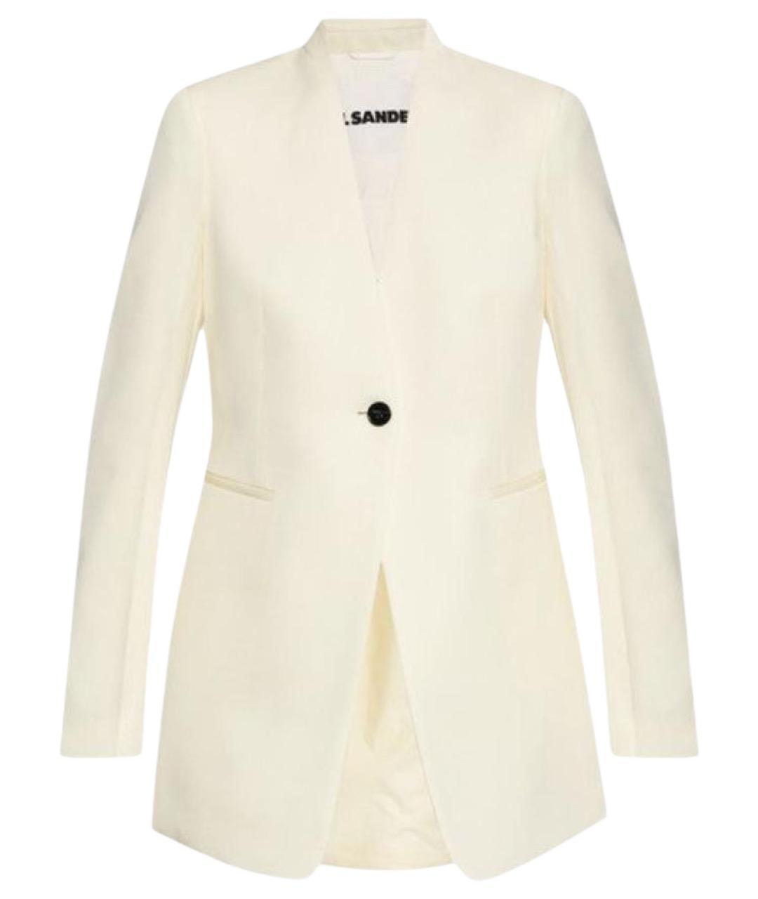 JIL SANDER Розовый шерстяной жакет/пиджак, фото 1