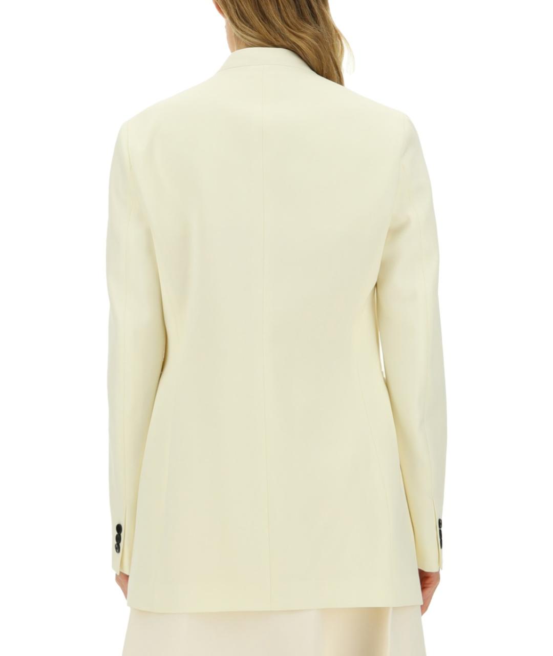 JIL SANDER Розовый шерстяной жакет/пиджак, фото 3