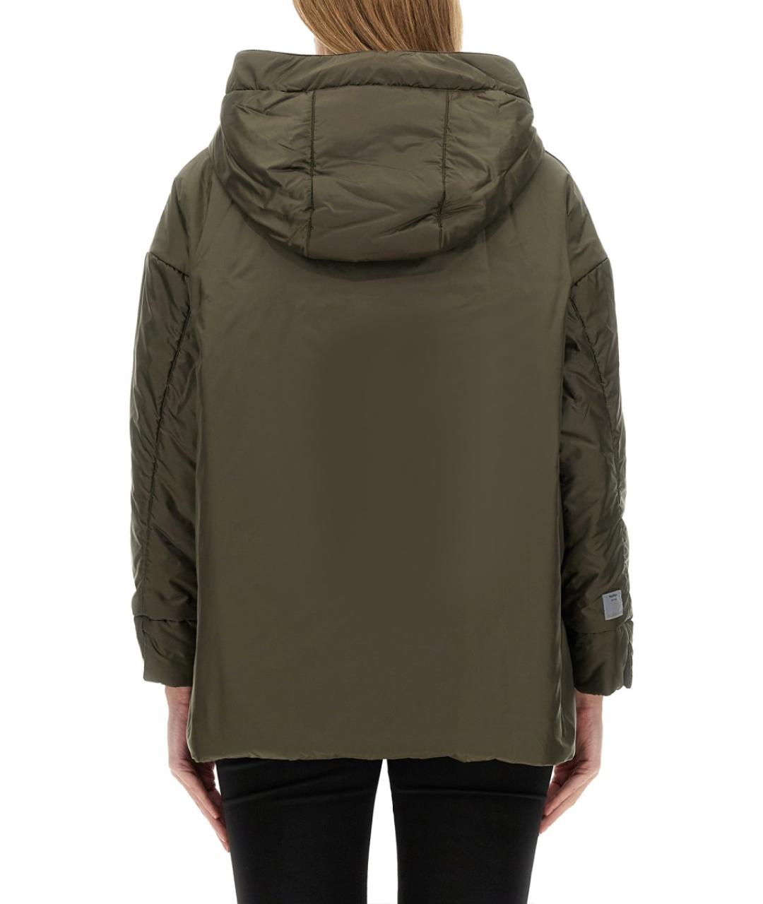 'S MAX MARA Зеленая полиэстеровая куртка, фото 4