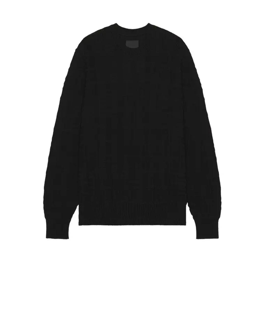 GIVENCHY Черный хлопковый джемпер / свитер, фото 1