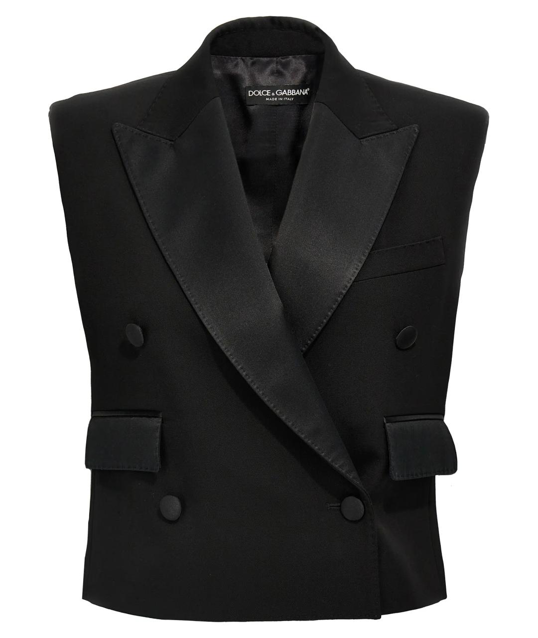 DOLCE&GABBANA Черный жакет/пиджак, фото 1