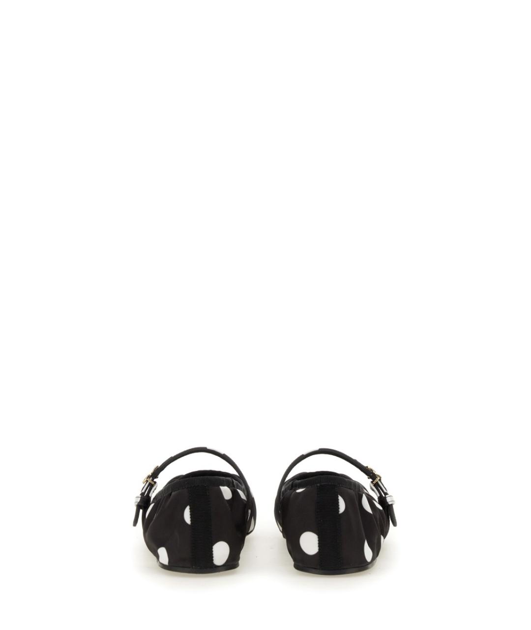DOLCE&GABBANA Черные текстильные балетки, фото 3