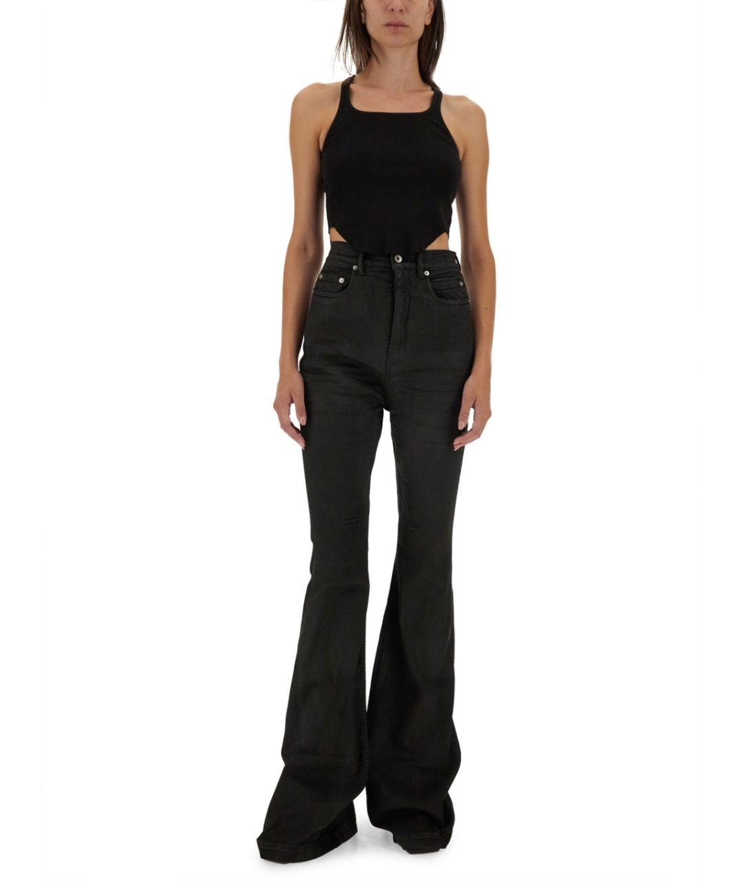 RICK OWENS DRKSHDW Черная хлопковая блузы, фото 3