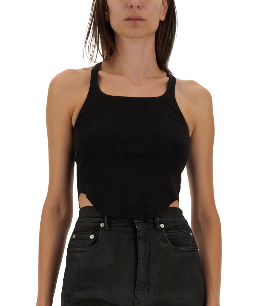 RICK OWENS DRKSHDW Черная хлопковая блузы, фото 5