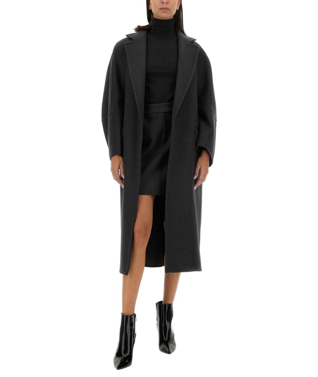 MAX MARA Антрацитовый кашемировый джемпер / свитер, фото 5