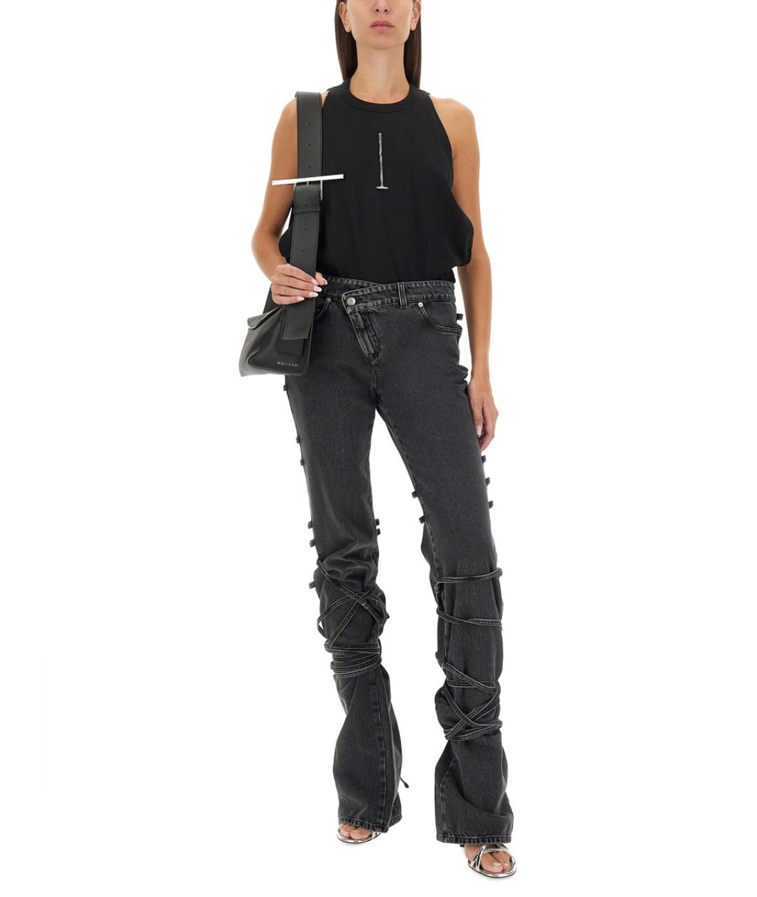 ALEXANDER MCQUEEN Черная полиэстеровая блузы, фото 5