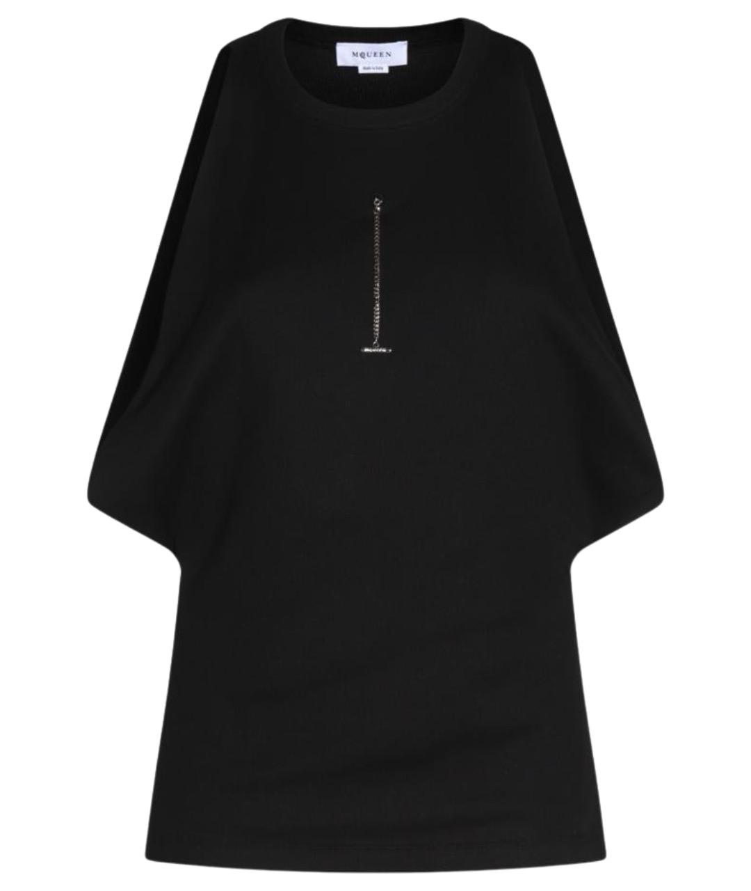 ALEXANDER MCQUEEN Черная полиэстеровая блузы, фото 1