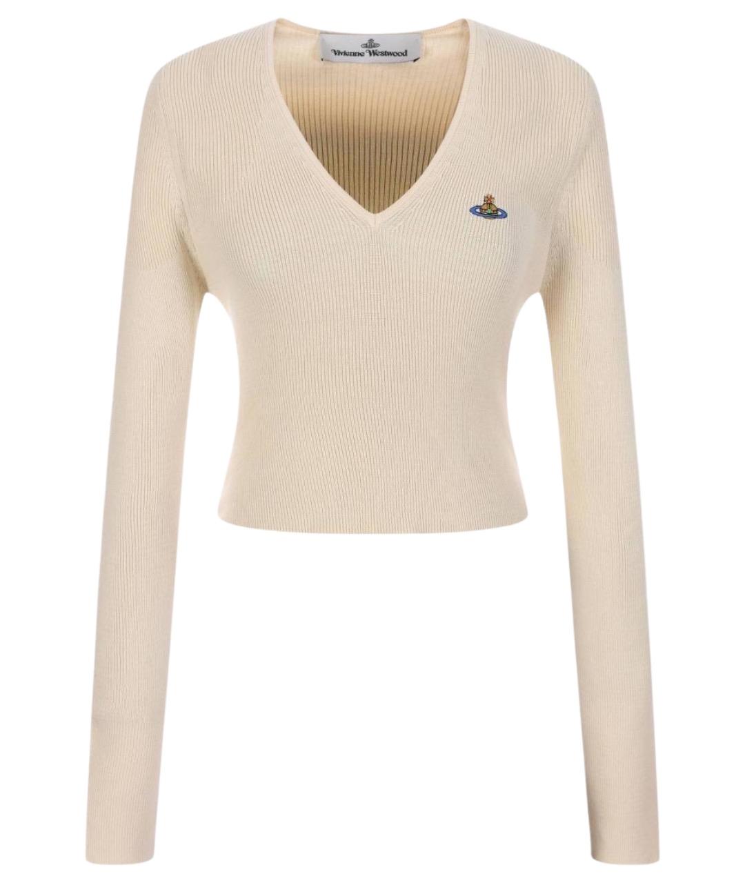 VIVIENNE WESTWOOD Бежевый хлопковый джемпер / свитер, фото 1