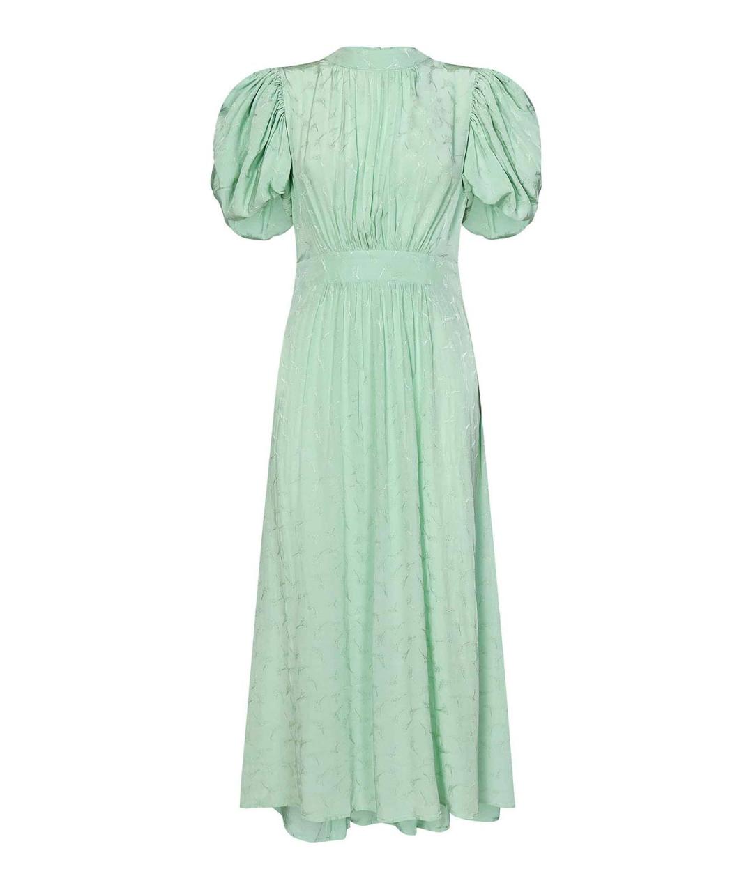 ROTATE Зеленые вискозное повседневное платье, фото 1