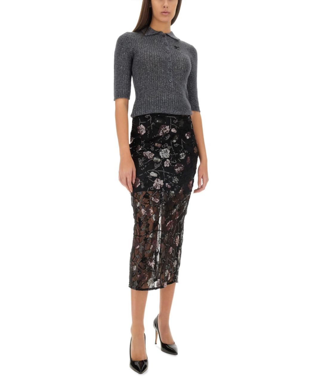 ROTATE Серый шерстяной джемпер / свитер, фото 3