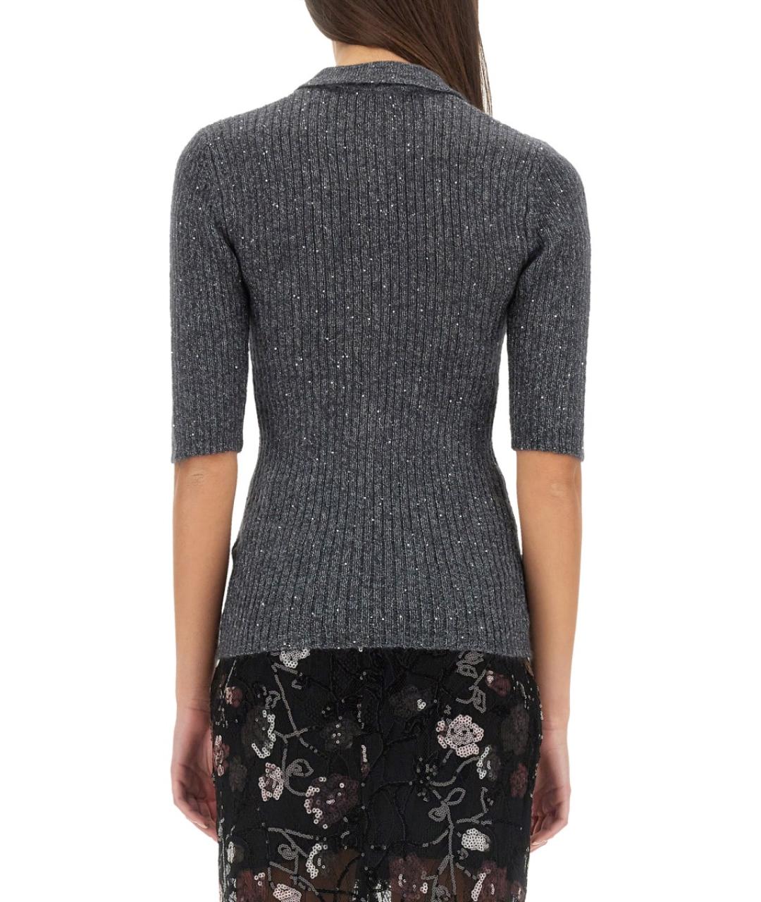 ROTATE Серый шерстяной джемпер / свитер, фото 4