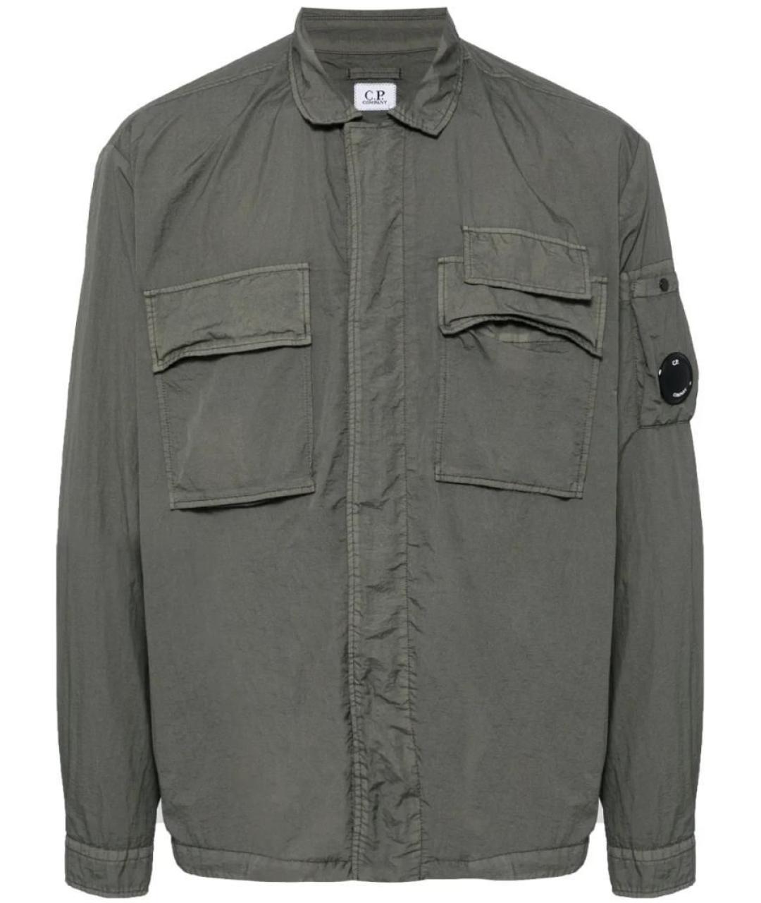 CP COMPANY Зеленая кэжуал рубашка, фото 1