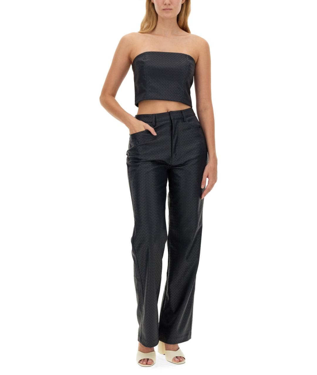 ROTATE Синяя полиэстеровая блузы, фото 3